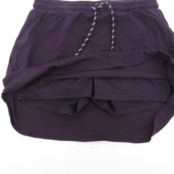 Members Mark Trek Skort Small Purple 2-Way Stretch Elastic Waist NWT - Picture 5 of 5